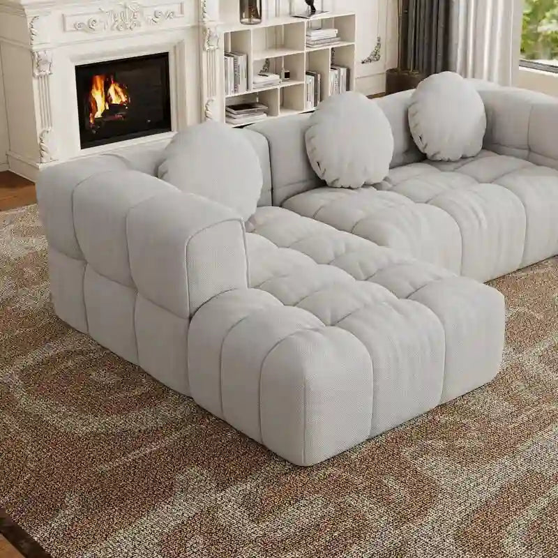 103 Divano modulare a L, combinazione libera (con chaise longue a destra o a sinistra)