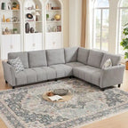 102.56  Wide Reversible Sectional Sofa with Corner Lounge Seat