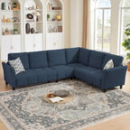 102.56  Wide Reversible Sectional Sofa with Corner Lounge Seat