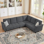 102.56  Wide Reversible Sectional Sofa with Corner Lounge Seat