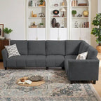 102.56  Wide Reversible Sectional Sofa with Corner Lounge Seat