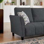 102.56  Wide Reversible Sectional Sofa with Corner Lounge Seat