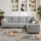 102.56  Wide Reversible Sectional Sofa with Corner Lounge Seat