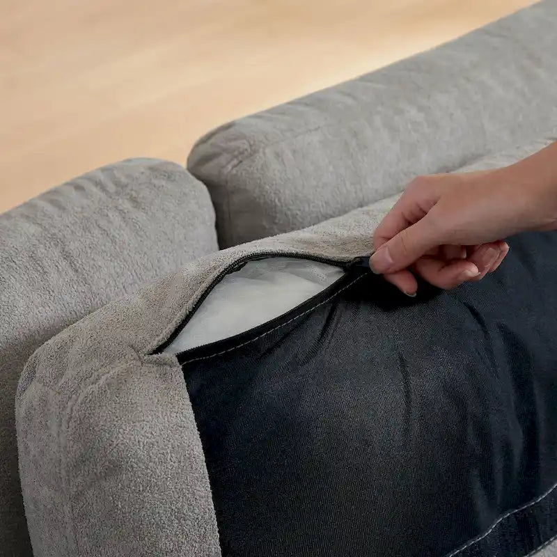 102.56  Wide Reversible Sectional Sofa with Corner Lounge Seat