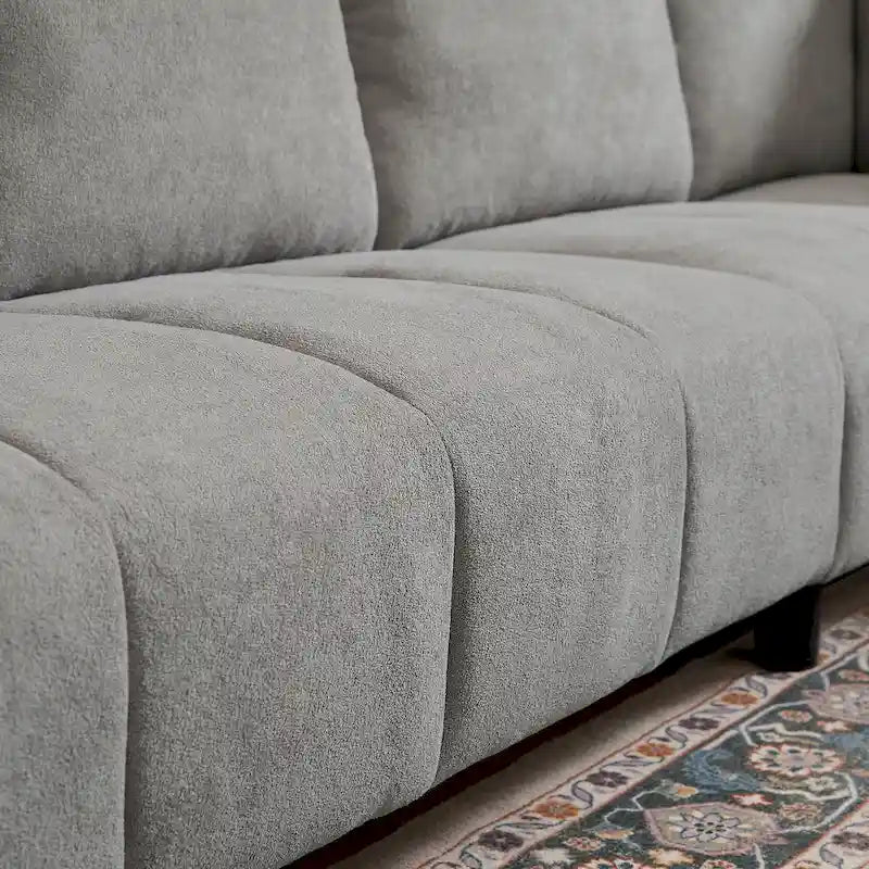 102.56  Wide Reversible Sectional Sofa with Corner Lounge Seat