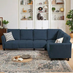 102.56  Wide Reversible Sectional Sofa with Corner Lounge Seat