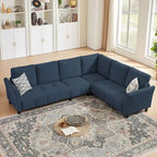 102.56  Wide Reversible Sectional Sofa with Corner Lounge Seat