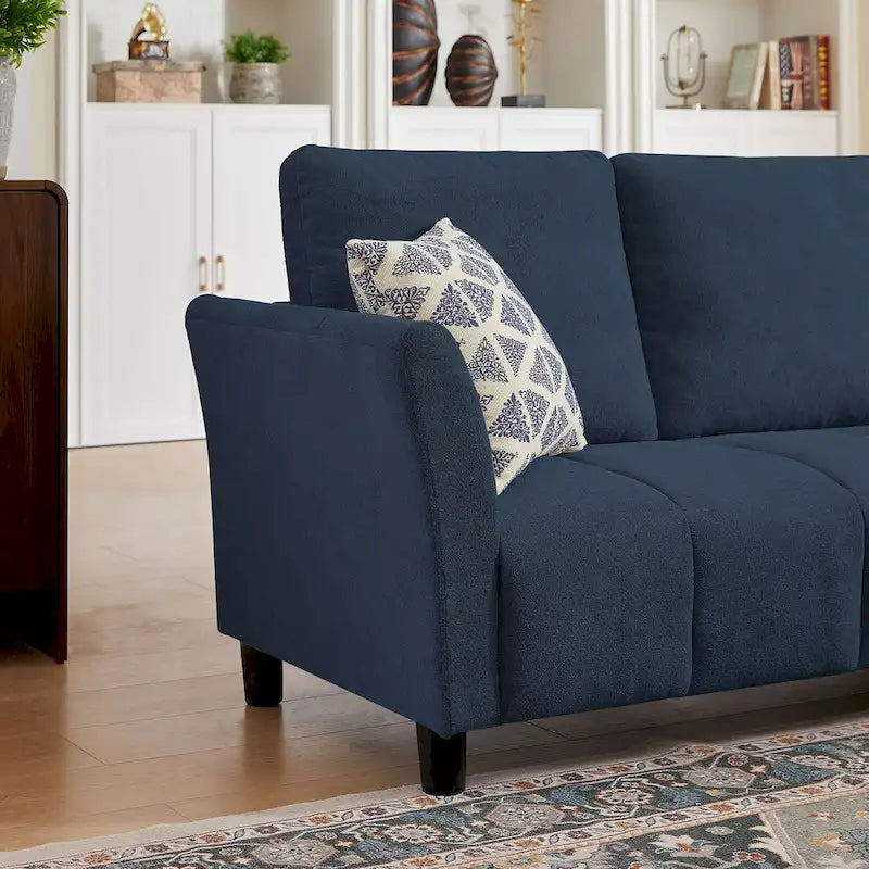 102.56  Wide Reversible Sectional Sofa with Corner Lounge Seat