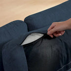 102.56  Wide Reversible Sectional Sofa with Corner Lounge Seat