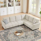 102.56  Wide Reversible Sectional Sofa with Corner Lounge Seat
