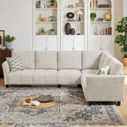 102.56  Wide Reversible Sectional Sofa with Corner Lounge Seat