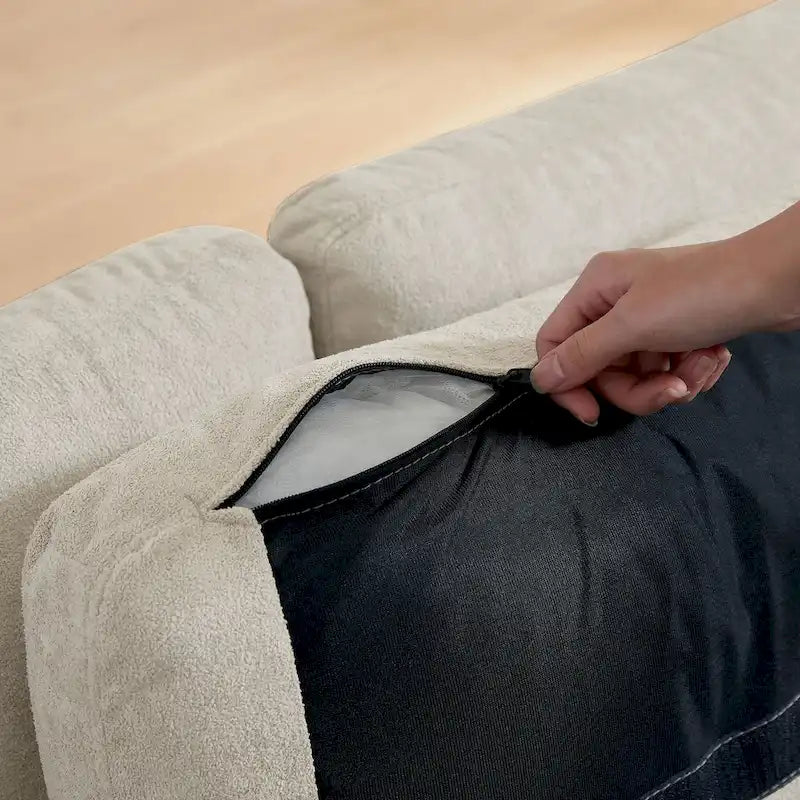 102.56  Wide Reversible Sectional Sofa with Corner Lounge Seat