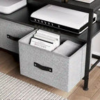 Multi-Functional TV Stand and Dresser for Bedroom with 2 Drawers - 42 inches