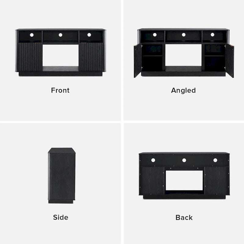 Mopio Brooklyn 59 Electric Fireplace TV Stand
