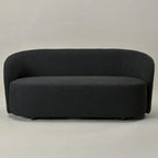 KINWELL Sherpa Upholstered Loveseat Boucle Sofa Couch, 68W