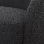 KINWELL Sherpa Upholstered Loveseat Boucle Sofa Couch, 68W