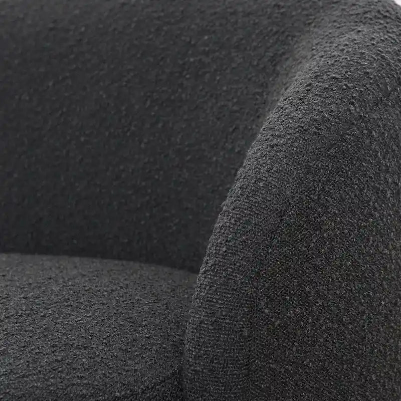 KINWELL Sherpa Upholstered Loveseat Boucle Sofa Couch, 68W