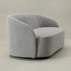 KINWELL Sherpa Upholstered Loveseat Boucle Sofa Couch, 68W