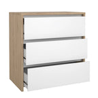 Cassettiera Porch & Den Next a 3 cassetti larga 79 cm