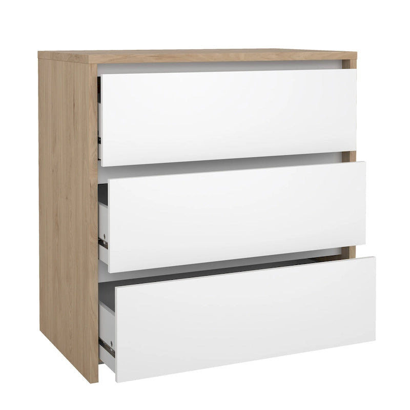 Cassettiera Porch & Den Next a 3 cassetti larga 79 cm