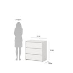 Cassettiera Porch & Den Next a 3 cassetti larga 79 cm