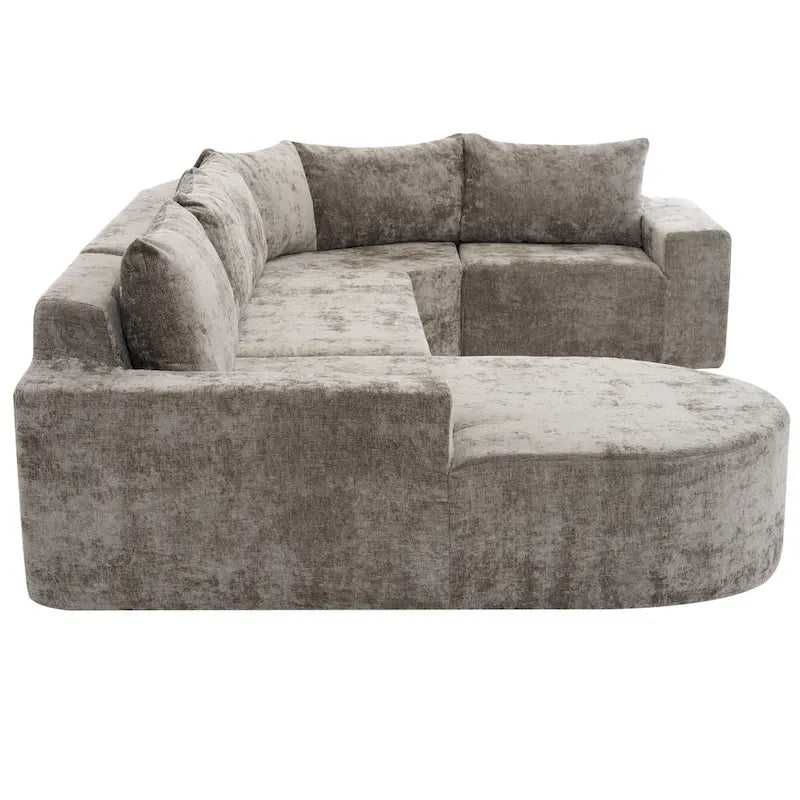 Modular Sectional Sofa Living Room Floor Couch Chaise Lounge