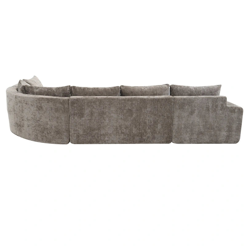 Modular Sectional Sofa Living Room Floor Couch Chaise Lounge