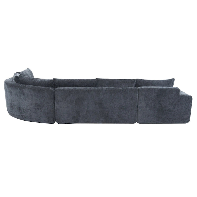 Modular Sectional Sofa Living Room Floor Couch Chaise Lounge