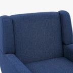 Set di 2 Poltrone Accent a Pozzetto - Rivestite in Poliestere