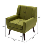 Set di 2 Poltrone Accent a Pozzetto - Rivestite in Poliestere