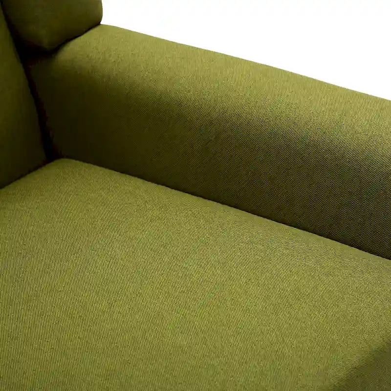 Wingback Accent Chair Set of 2 - Polyester Upholstered