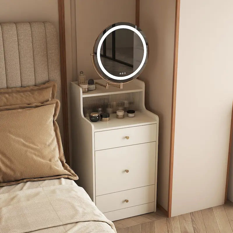 Toeletta 3 in 1 con specchio e luce
