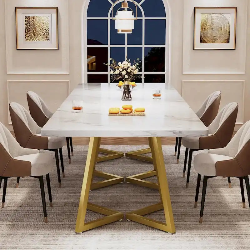 Rustic Brown Square Dining Table for 2-4 People with Black Metal Frame