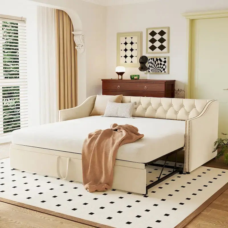 Letto a giorno moderno singolo con letto estraibile a scomparsa