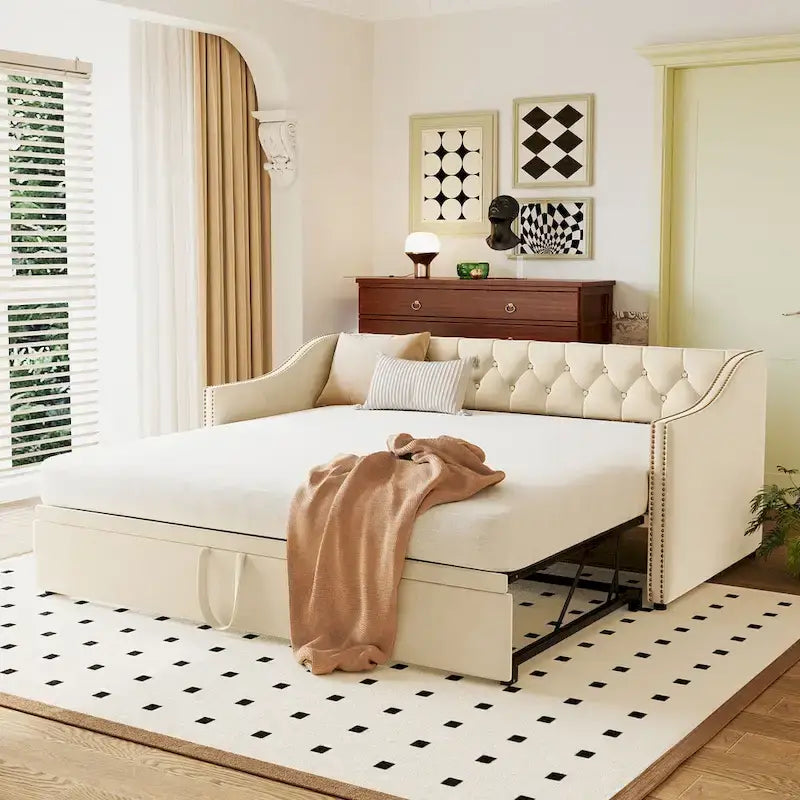 Letto a giorno moderno singolo con letto estraibile a scomparsa