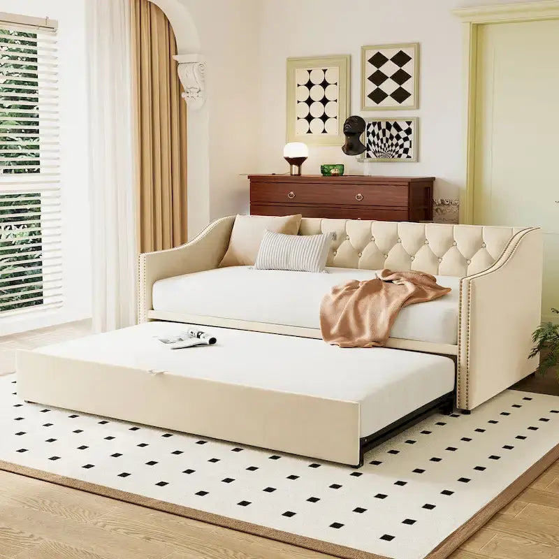 Letto a giorno moderno singolo con letto estraibile a scomparsa