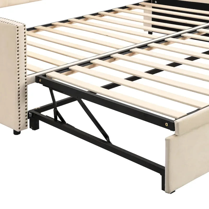 Letto a giorno moderno singolo con letto estraibile a scomparsa