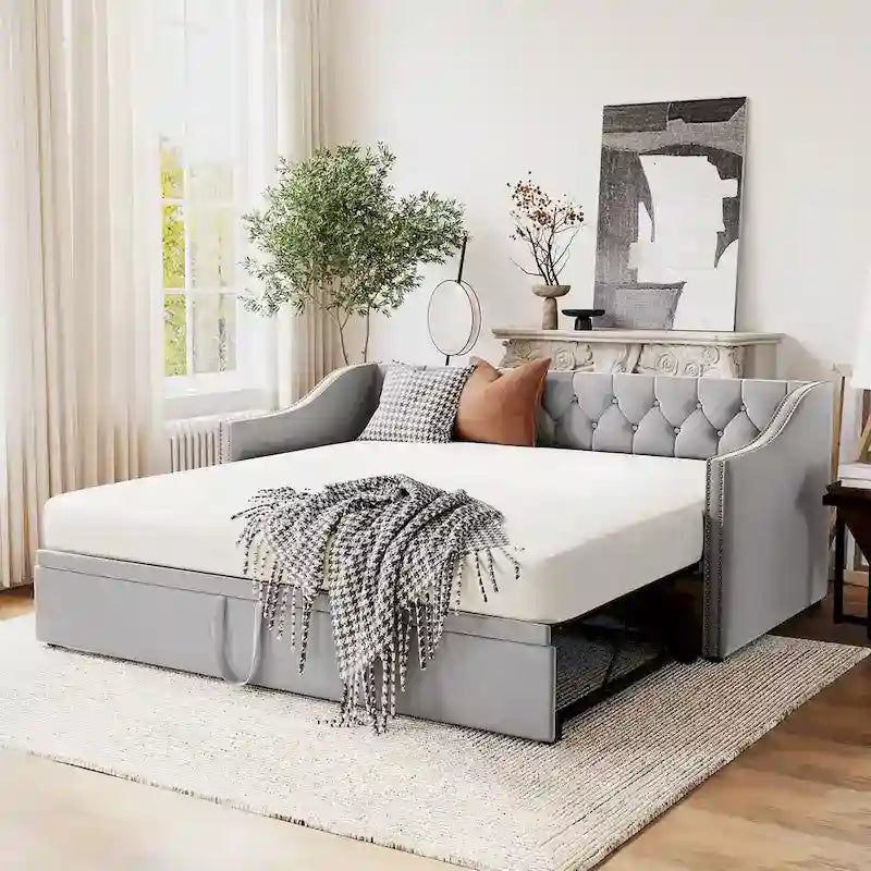 Letto a giorno moderno singolo con letto estraibile a scomparsa