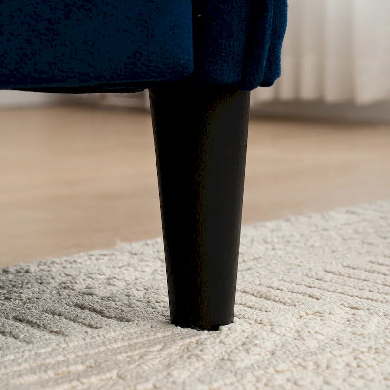 Convertible L-Shaped Sectional Sofa with Storage & Ottoman