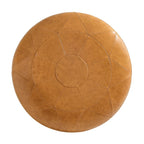 34.5 W Full-Grain Genuine Italian Leather Ottoman Set of 2