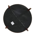 34.5 W Full-Grain Genuine Italian Leather Ottoman Set of 2