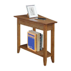 Convenience Concepts American Heritage Wedge End Table with Shelf