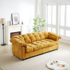 99.2  Divano profondo Chenille Comfort, Divano soffice effetto nuvola imbottito