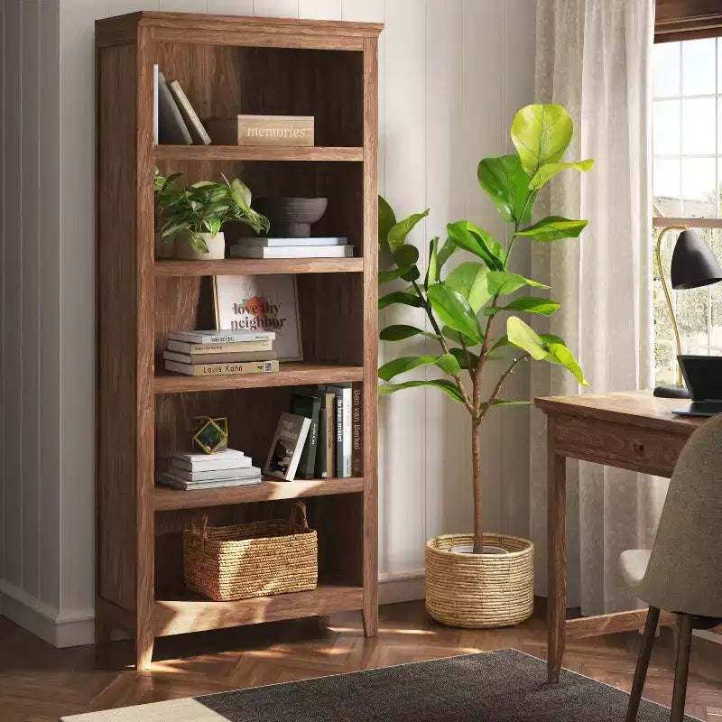 72 Carson 5 Shelf Bookcase - Threshold