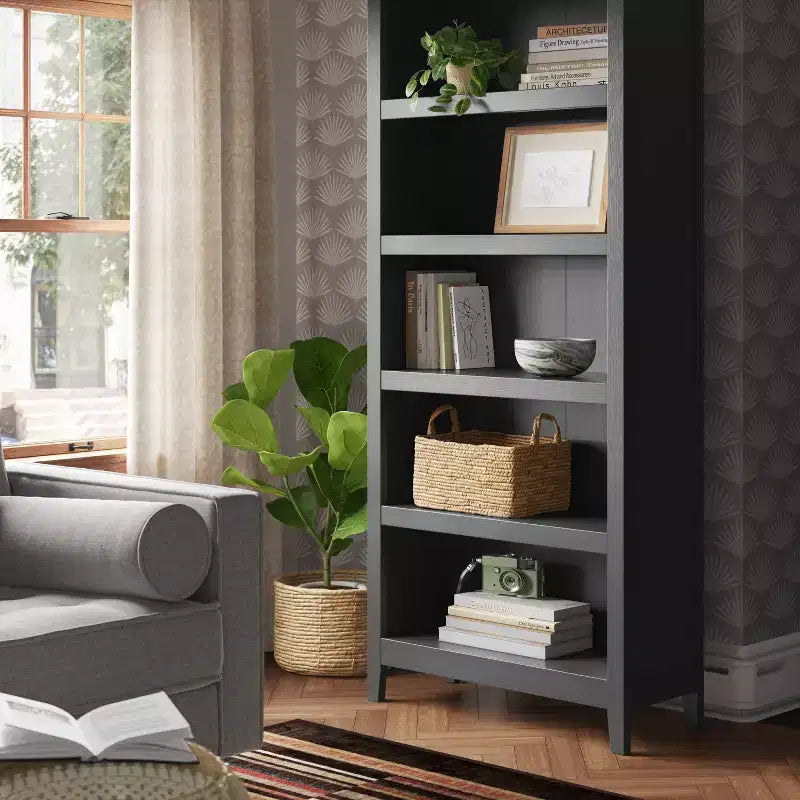 72 Carson 5 Shelf Bookcase - Threshold