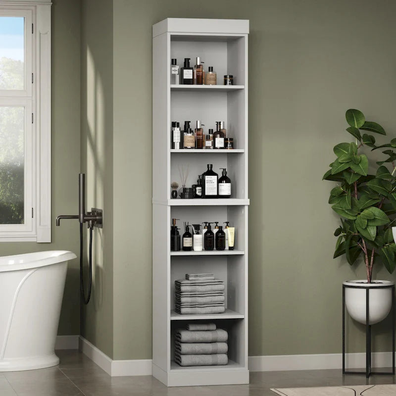 Mobiletto da bagno 16,5" in legno massello al 100% con ante opzionali di Palace Imports