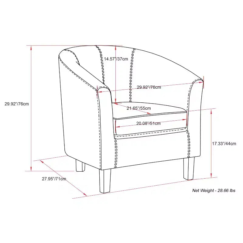 30 Parker Tub Chair - WyndenHall