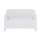 Migdalia Flip Top Slat Back Storage Entryway Bench