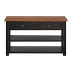 The Gray Barn Downington Solid Wood 2-Drawer Sofa Console Table