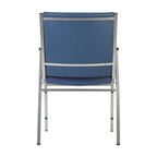 Sedia impilabile per carichi pesanti con braccioli - 21P x 21L x 31A